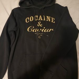 black cocaine and caviar hoodie